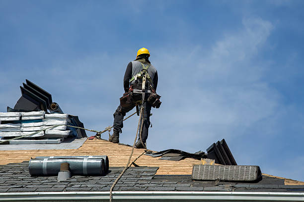 Professional Emergency Roof Repair technician working in Newbury, OH